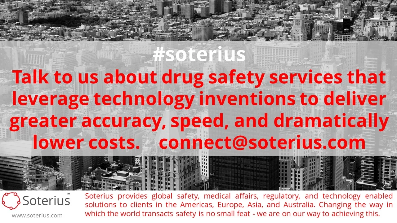 Banner for Soterius Expands U.S. Drug Safety Operations